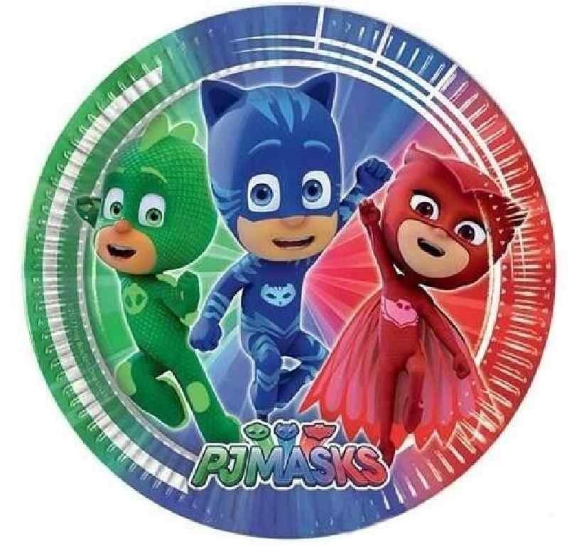 Piatti di carta 18cm Super Pigiamini 8pz