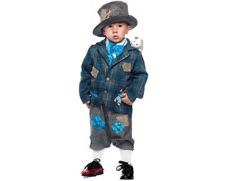 Costume vestito di carnevale Piccolo Vagabondo bambino da 1 a 3 anni