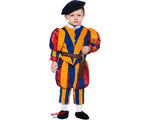 Costume vestito di carnevale Guardia Svizzera bambino da 0 a 3 anni