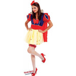 Costume vestito di carnevale Biancaneve per adulto da S a XL