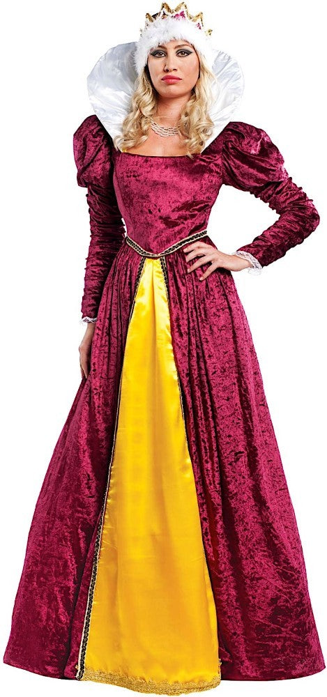 Costume vestito di carnevale Dama del Rinascimento per adulto da S a XL