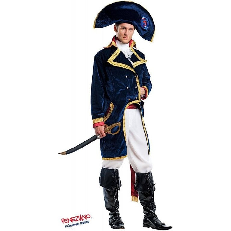 Costume vestito di carnevale Napoleone per adulto da S a XL