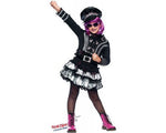 Costume vestito di carnevale Lady Gaga bambina da 4 a 6 anni