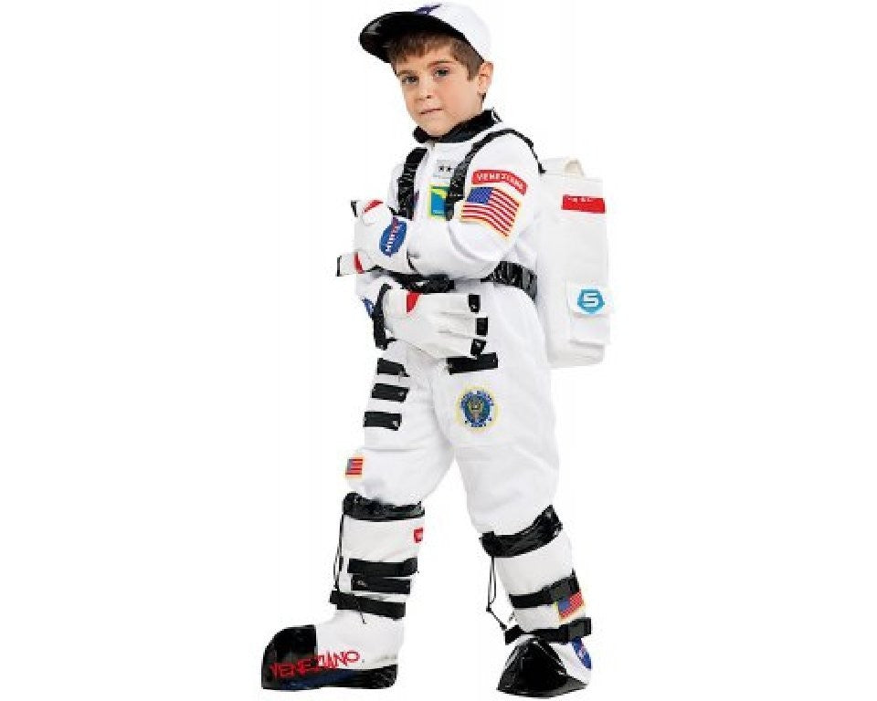 Costume vestito di carnevale Astronauta bambino bambina da 3 a 6 anni