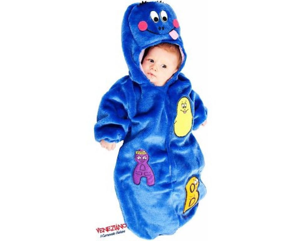 Costume vestito di carnevale Saccottino Barbolino neonato da 0 a 3 mesi