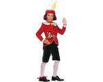 Costume vestito di carnevale Pinocchio Burattino bambino da 4 a 6 anni