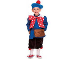 Costume vestito di carnevale Pierino per bambino da 4 a 6 anni