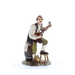 Pastore statuina Moranduzzo Cantastorie cm 12 per presepe