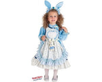 Costume vestito di carnevale Alice nel paese delle meraviglie bimba da 0 a 3anni