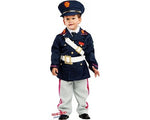 Costume vestito di carnevale piccolo Polizzioto bambino da 0 a 3 anni
