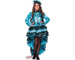 costume vestito di carnevale Lady Burlesque bimba da 4 a 6 anni