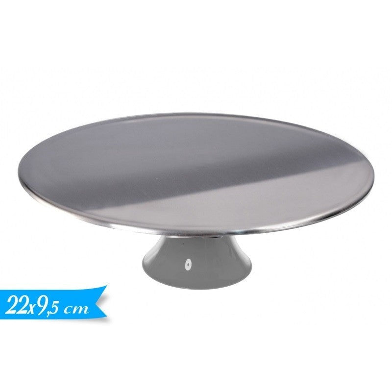 Alzatina di plastica Argento 22x9,5 cm