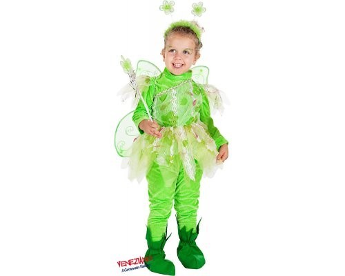 Costume vestito di carnevale Piccola fatina dei boschi da 0 a 3 anni