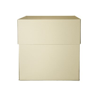 Scatola regalo a sorpresa Box Surprise per palloncini 50x50x50 cm Avorio