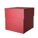Scatola regalo a sorpresa Box Surprise per palloncini 50x50x50 cm Rossa