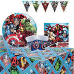 Kit coordinato tavola festa tema Avengers per 8 persone 38Pz