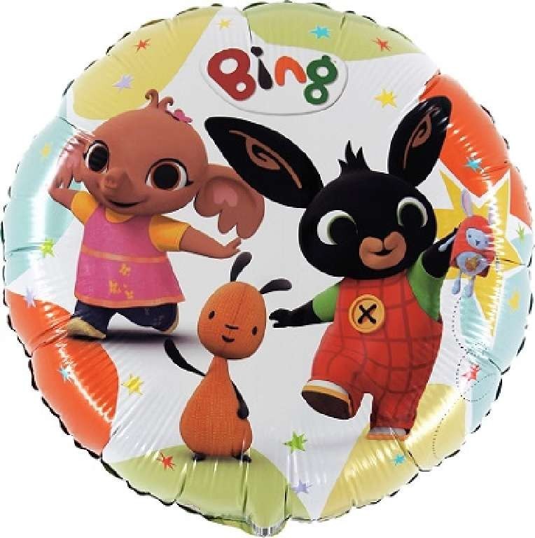 Palloncino tondo Bing and Friends 18" 45 cm