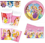 Kit coordinato tavola festa tema Principesse per 8 persone 38 Pz