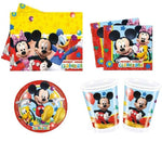 Kit coordinato tavola per festa tema Topolino Playful Mickey 8 persone
