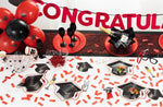 Piatti di carta 28x23cm Tocco Laurea Graduation 8Pz