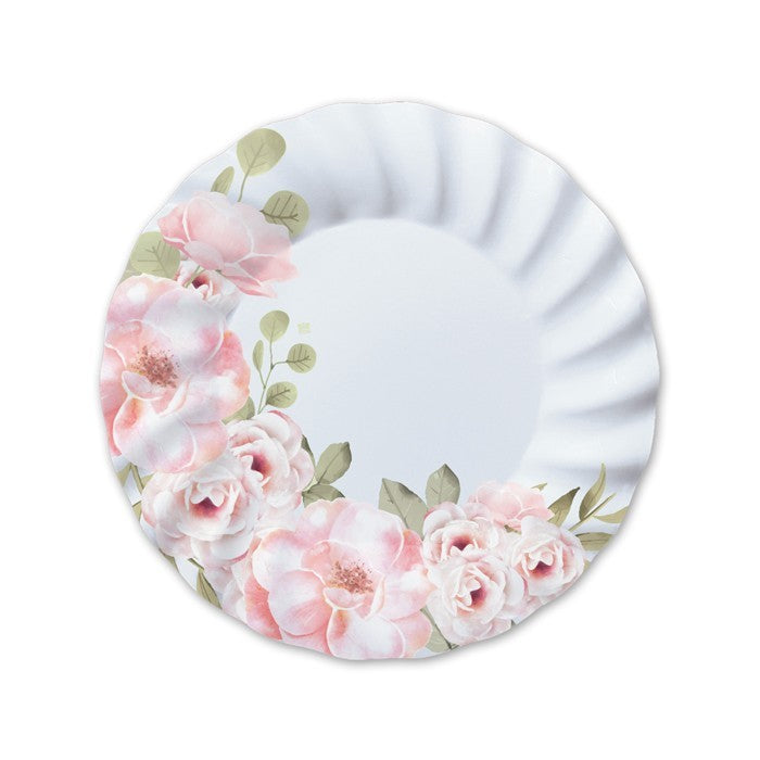 Piatti di carta 25cm Floreal 8pz