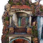 Presepe casolare Napoletano stile 700 con cascata