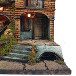 Presepe casolare Napoletano stile 700 con cascata