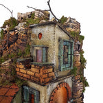 Presepe Borgo napoletano stile 700 con cascata