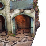 Presepe Borgo napoletano stile 700 con cascata