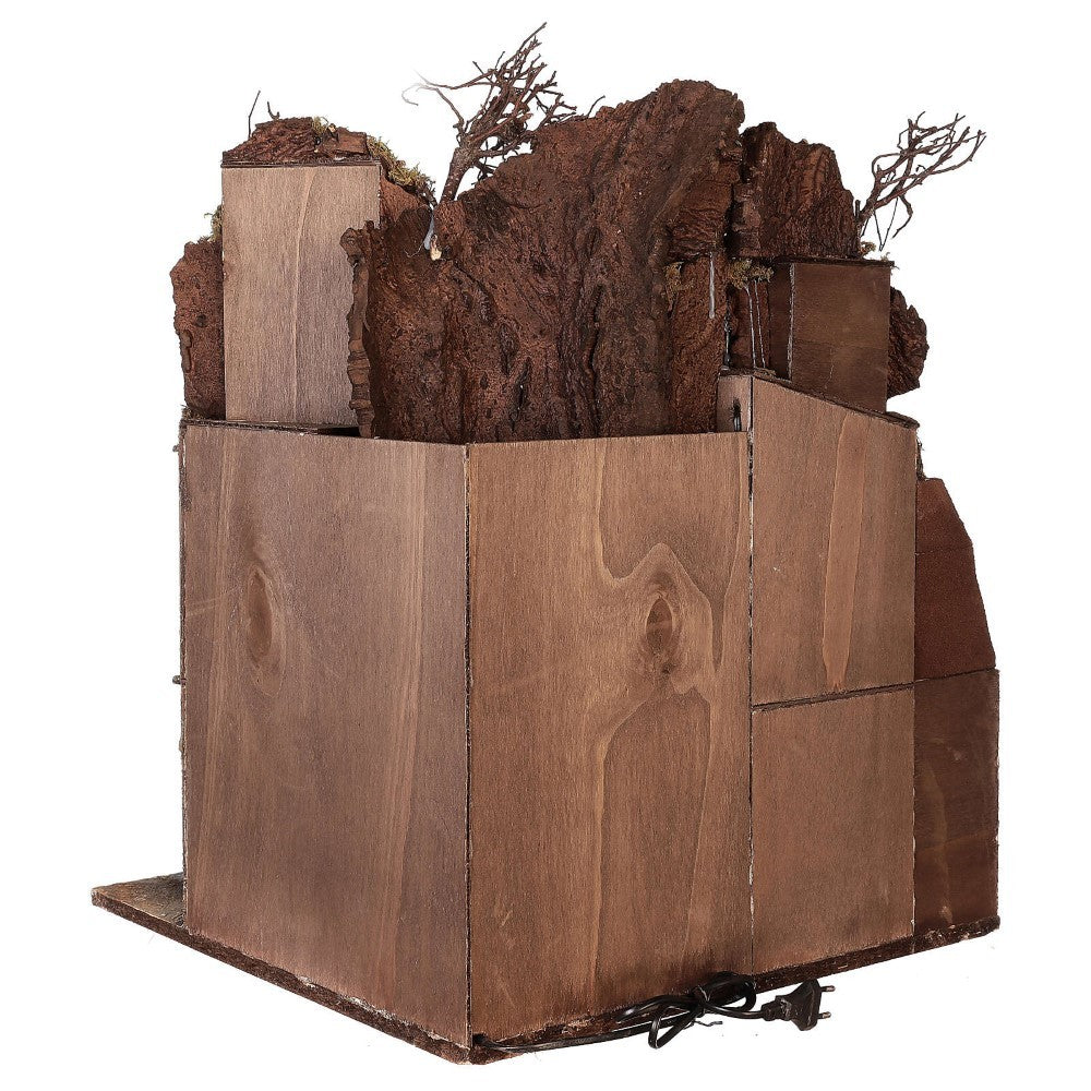 Prese Borgo napoletano stile 700 angolare con pozzo 50x50 cm