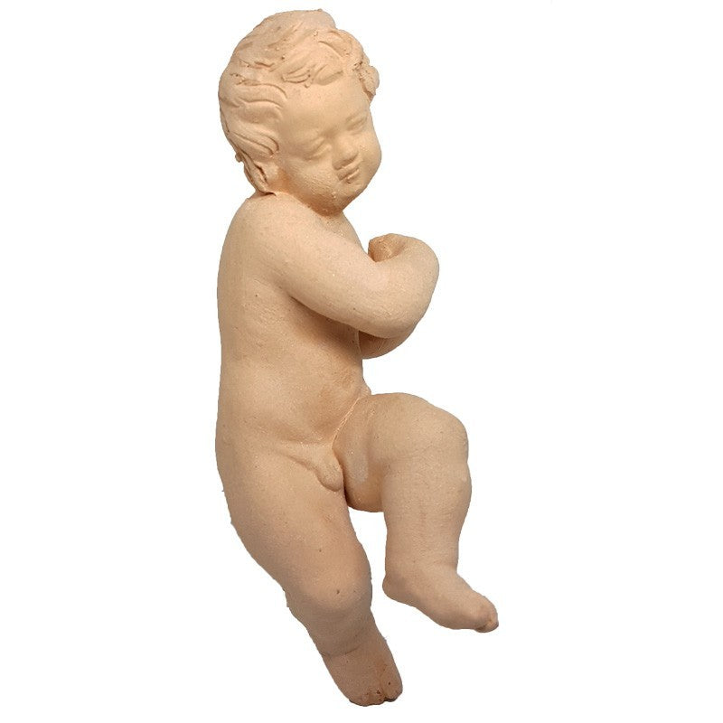 Statuina Bambinello di terracotta 12 cm