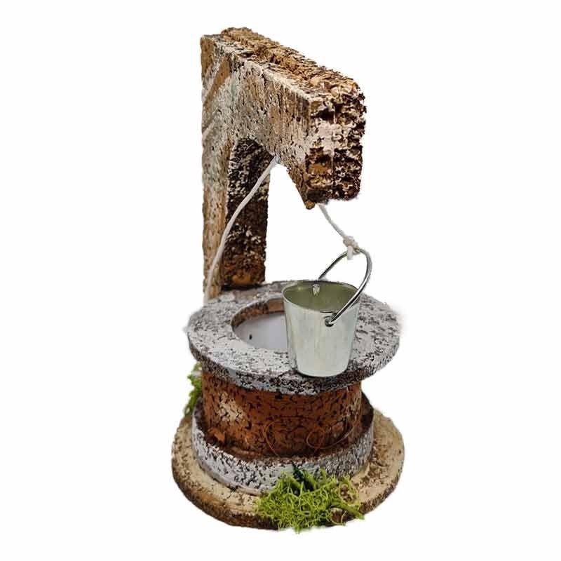 Miniatura Pozzo con secchio 8x12 cm per presepe